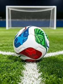 中性運動性能 WORLD CUP 26™ LEAGUE BALL Triple Wave 2026 世界盃比賽/訓練球 JD8030，男孩足球比賽裝備 - 彩色 - 查看 2
