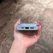 夏季清新色果凍感 2 合 1 磁吸手機殼，相容 iPhone 16 17 16e 17e，磨砂手感防摔硬殼，相容 iPhone 15 14 13 11 16 Pro Max 17 Pro Max 12 - 藍色 - 查看 5