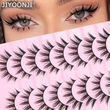 8 Pairs Spiky Cartoon Style False Eyelashes, Suitable For Cosplay Makeup, Creating Dramatic Full Eyeliner Effect, Cross-Eye Effect, Suitable For Doll Eye/Cat Eye Style, Black Thick False Eyelashes, Suitable For Anime And Cosplay Looks - Black - View 12