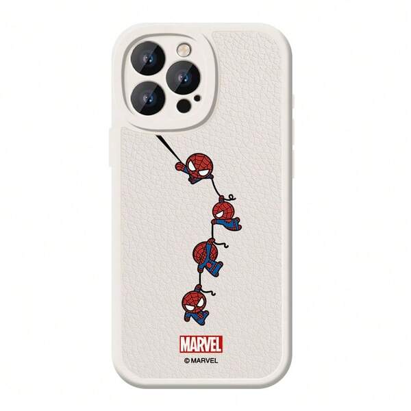 Miniso Marvel Spider-Man Cartoon Cute Phone Case For Men, Compatible With IPhone 17 Pro Max/17 Pro/Air/16 Pro Max/15 Plus/14/13/IP 17/15 Pro/12 Pro/11/16 Plus, Drop-Proof And Scratch-Resistant Protective Case, Apple Compatible