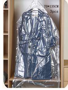 掛式印花衣物壓縮袋 大小號真空密封袋 可重複使用衣櫥收納袋 衣物防護罩 節省空間真空儲物袋 適用於衣服洋裝冬季大衣毛毯 - 彩色 - 查看 19