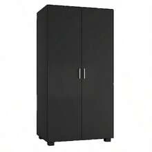 Kids 2-Door Wardrobe - White - View 9
