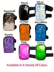 Versatile Thigh Bag Rainbow Ankle Bag For Men And Women Leg Bag With Adjustable Straps Zipper For For Travel Back To School Home Decor Summer Fall Exerise Workout Indoor Outdoor Birthday Gift Party Favor Essential Accessory - Multicolor - View 7