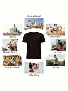 Women T-Shirts - Black - View 6