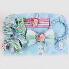 Cerdá Set de Belleza con Bolsito Frozen para Niña - Neceser Turquesa Transparente con Accesorios Pelo (Coletero, Horquillas y Pulsera), Licencia Oficial Disney, Talla Única, Ideal Regalo y Viaje - Opción 1 - Ver 3