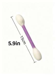 1pc Catnip Filled Anti-Bite Felt Cat Teaser Stick Toy, Cute Cotton Swab Shaped Catnip Interactive Toy, Suitable For Home Play, Used For Indoor Cat Games - Multicolor - View 4
