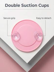30x Dual Suction Cup Magnifying Glass; HD Portable Makeup Mirror; Anti-Acne And Pore Home And Travel Beauty Magnifying Glass; Valentine's Day And Christmas Gift - Multicolor B - View 5