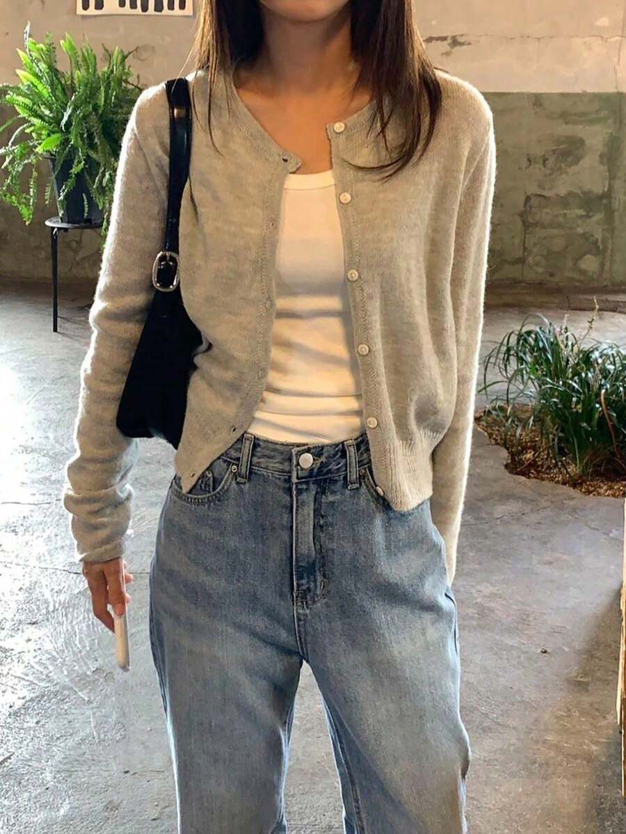 Women Tops - Grey - View 1