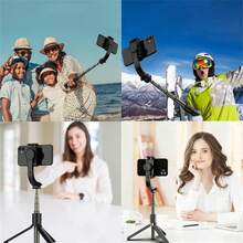BSLIUFANG Gimbal Stabilizer 360 ° Rotation Stable Shooting Bluetooth Selfie Stick Tripod For Smartphone Live Vertical Shooting Bracket - View 8