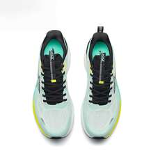 XTEP Sepatu Lari Outdoor Pria Shadow Engine 3.0 Baru: Jaring Baru, Bernapas, Nyaman, Ringan, Lembut, dan Elastis - Hijau/Hitam - View 7