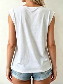 Bestseller Coquette Bow Teacher Appreciation V Neck Top, For Educator Back To School Gift Cute Teacher Outfit Daily Wear - White - View 3