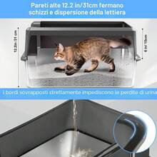 Katzentoiletten - Offener Eingang - Übersicht 2