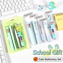 Student Ins Style Back To School Stationery Gift Box, Multiple Colors Available, Student Office Use, Teen Girls Gift, Back To School Season Essential - Multiple Styles - View 1