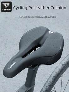 TOSUOD Thickened Bicycle Seat Cushion With Shock-Absorbing Padding, Universal For Mountain Bikes And Road Bikes, Relieves Hip Pressure During Long-Distance Riding, Comfortable Daily Commuting Cycling Replacement Accessory - Multicolor - View 2