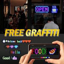 Programmable Devil Eyes For Cars,LED Sign For Car,Bluetooth APP Control,DIY Edit Text, Patterns, Animations - Black - View 7