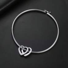 [Personalizado] 1 pieza Pulsera con colgante de corazón personalizada con 1-5 nombres, pulsera de promesa para pareja familiar, pulsera personalizada con símbolo de nombre y fecha, adecuada para cumpleaños, aniversario, Día de San Valentín, Día de la Madre, Día del Padre, Navidad, temporada de graduación, regalo conmemorativo, para familia, amigos, compañeros de clase, accesorio de joyería conmemorativa de equipo - Multicolor - Ver 10