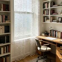 Luxury Teardrop Crystal Bead Curtain, Transparent Acrylic Bead Curtain, Indoor Hanging Decoration, Universal Partition Decor Suitable For Entrance/Window/Wedding Scenes (DIY Required) - Beaded Curtain - View 8