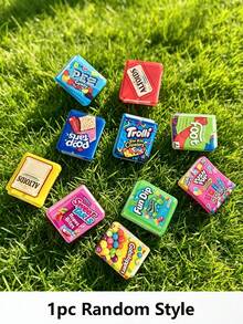 20pcs Food And Beverage Themed Book-Shaped Pendant Charms With Holes, Lightweight Bohemian Style, Suitable For DIY Jewelry Making And Crafts, Earring Pendants, Necklace Charms, Bag Charms, Keychain Accessories, Phone Case DIY Sticker Material, Holiday Or Birthday Gift For Family And Friends - Multicolor - View 6