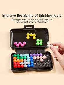 Fun Smart Magic Ball Puzzle Game - Fun Magic Ball Pyramid Children's Training Puzzle Toy For Developing Logical Thinking Skills - Multicolor - View 8