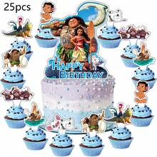 25pcs Cake Topper,Cupcake Toppers, Birthday Decorations, Theme Party Supplies, Cake Decorations, Birthday Party Decorations - Cartoon - View 2