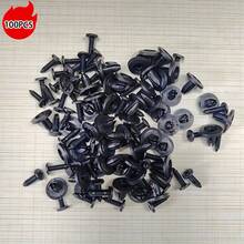 100PCS 8mm Car Fastener Clips, Large Capacity Set, Universal Automotive Clips, Securely Lock Mudguards, Liners, Trunk Panels And Bumpers, Replacement For Aged Clips, Essential Repair Accessories - 100pc 8mm Fastening Clips - View 12