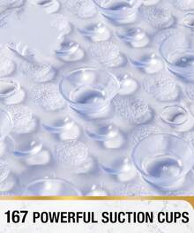 Transparent, Oval, Non-Slip Bath Mat, Size 68 * 38 Cm, With Suction Cup, Washable, For Bathroom And Shower - 1pc - View 6