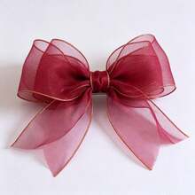 Pita Organza Tepi Emas 50mm/10mm, Pita Transparan, Pita Kemasan Kotak Hadiah Buatan Tangan DIY, Pita Busur untuk Pakaian, Aksesoris Hiasan Kepala, Pita Dekoratif, Pita Kemasan Bunga Hadiah DIY, Pita Dekoratif untuk Pernikahan, Pita Buket Perayaan Pernikahan, Cocok untuk Berbagai Festival, Pesta Ulang Tahun, Dekorasi Latar Belakang Hadiah Pernikahan - Berbagai warna (2,5 cm x 10 ukuran) - View 6