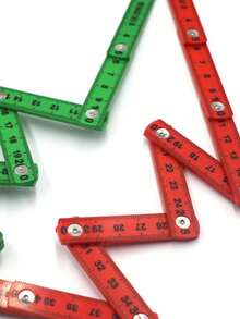 Portable Folding Ruler With Keychain,Cherry Blossom Pendant Ruler Charm,Office Measurement Tools,Cute Bag Charm,Pocket Tape Measure - Multicolor - View 7
