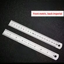 File + Steel Ruler 2pcs Set, Suitable For Sharpening Tools, Repairing, Measuring And Marking, Made Of High-Quality Steel, Durable And Sturdy - 2pcs - View 5