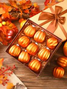 Autumn Birch Tree Light Set, Home Autumn Decor, Thanksgiving Decoration Light Strip With Pumpkin Pendant, Suitable For Autumn, Thanksgiving, Tabletop Decoration, Autumn Party Decoration - White Branch - View 6