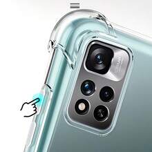 1件裝透明手機殼，適用於系列手機，包含 Note 12 Turbo、K80 Pro、Poco X7 Pro、Poco X5，防震極簡時尚手機殼，親膚不傷手，防震、防塵、防靜電 - 無色 - 查看 4