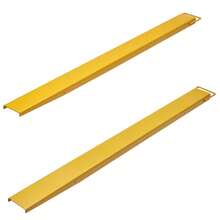[Free Shipping] Pallet Fork Extensions, 84" Length 5.5" Width, Heavy Duty Carbon Steel Fork Extensions For Forklifts, 1 Pair Forklift Extensions, Industrial Forklift Fork Attachments For Forklift Truck, Yellow-XY704335 - Multicolor - View 7
