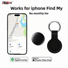 RSH For Air Tags Smart Locator-1PC, Mini Smart Tracker Works With Apple Find My (IOS Only), Precise Positioning Anti-Loss Device Smart Tag, Suitable For Luggage, Bags, Wallets And Suitcases Tracking,Protection Privacy,Replaceable Battery - Multicolor - View 2