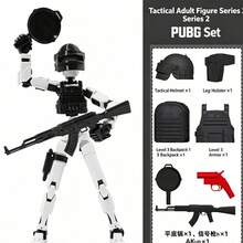 Cool Tactical SWAT Action Figure, Fully Articulated Robot Soldier Model With Weapon Accessories, Collectible Decor, Unique Surprise Holiday Gift For Men And Friends - Multicolor - View 16