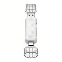 5合1 USB Type-C 外接讀卡機/讀卡器,TF/SD 記憶卡讀卡機,USB 隨身碟,Micro USB 多裝置轉接頭,相容智慧型手機與平板電腦,支援筆記型電腦,輕巧便攜設計,通用連接,精緻表面處理 - 查看 6