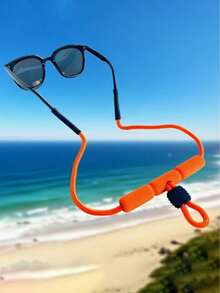 Water Sports Anti-Loss Eyewear Strap, Unisex Glasses Holder & Lanyard, Anti Lost Cord, Adjustable Fashion Glasses Chain For Swimming, Beach, Snorkeling, Floating, Rowing, Kayaking, Fishing, Paddleboarding, Beach, Lake Or Pool Activities & Sports - Multicolor - View 4