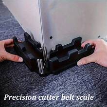 1pc Adjustable Woodworking Miter Box, 2-In-1 Cutting & Measuring Tool, Durable Plastic No Battery, Essential For Woodworking DIY, 2-In-1 90-180° Multi-Angle Cutting & Measuring Tool, Essential For DIY Crafts/Home Renovation, Perfect Gift For Holidays - A - View 7