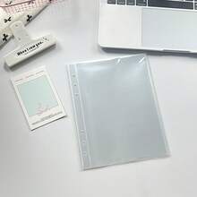 A5 Size Colorful Heart Pattern Portable Binder, Notebook Set, Large Capacity Sticker Book, Sticker Organizer, Pocket Book, Transaction Card Holder, Planner, Stamp Book, Sticker Book Refill, Photo Organizer, Stickers, Storage, Card Holder, Wallet, Card Storage, Candy Drop Stickers, Photo Album, Sticker Book Binder, Fan Event, Stationery. - A5 Heart-shaped Double Snap - View 18