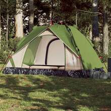 2 Personas Verde Poliéster Tienda Cúpula 210x150x130cm Tienda de Acampar Cabina para Dormir Tela Resistente al Agua Ventilación Senderismo Picnic Mochilero Vacaciones Festival Noche Camping Naturaleza - A - Ver 12