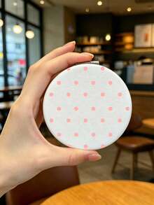 Portable Foldable Double-Sided Makeup Mirror, Ultra-Thin Lightweight PU Leather 180° Flip Cover Makeup Mirror, Anti-Drop Easy-To-Carry Multi-Function Small Makeup Mirror, Travel Essential For Multiple Scenarios, Ideal Gift For All Genders - Multicolor - View 16