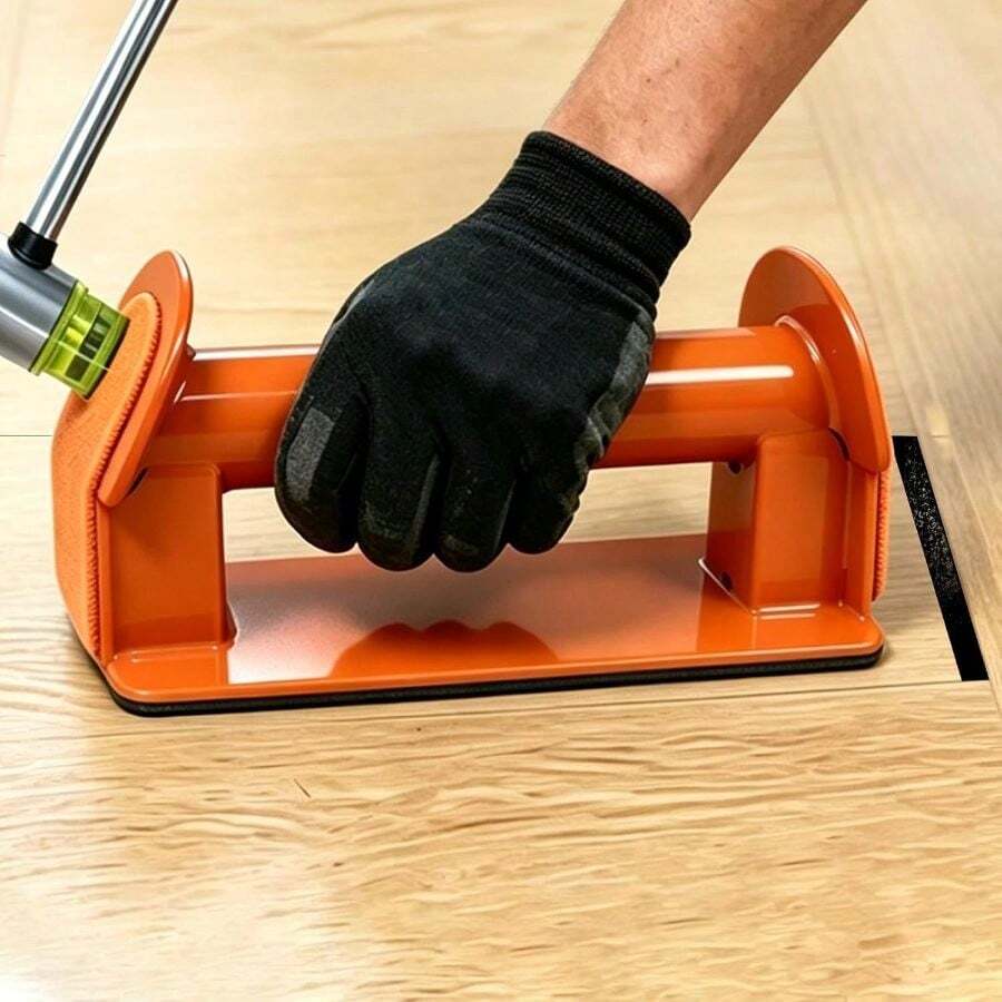 Floor Fixer Kit With Rubber Mallet Laminate, Vinyl Plank, Hardwood, Heavy Duty Floor Repair With WashableReusable Sticky Pad, Durable-Made Of Iron, No Noise - With Felt Pad (1) - 1 - View 1