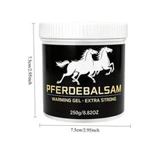 馬油護理按摩凝膠 250g，天然植物馬油製成，含葡萄籽，無酒精，適用於肌肉、背部、腿部與足部，適合運動後與健身使用 - 1pc - 查看 5