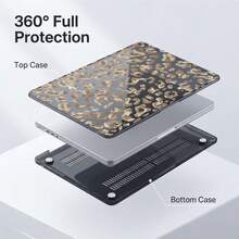 2件裝水晶煙燻透明全包覆保護硬殼，適用於MacBook/Matebook，防刮耐衝擊PC保護殼，附散熱孔，相容13 Neo/13.3 Air/13.3 Pro/13.6 Air/14.2 Pro/15 Air/16.2 Pro/D16/14 Ultra - 查看 4