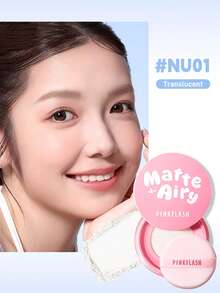 PINKFLASH Oil-Control Loose Powder, Long-Lasting Waterproof Sweat-Resistant Smudge-Proof Setting Powder, Suitable For Gen Z And Y2K Makeup, Ideal Gift For Valentine's Day And New Year. F30 - #NU01 - View 3