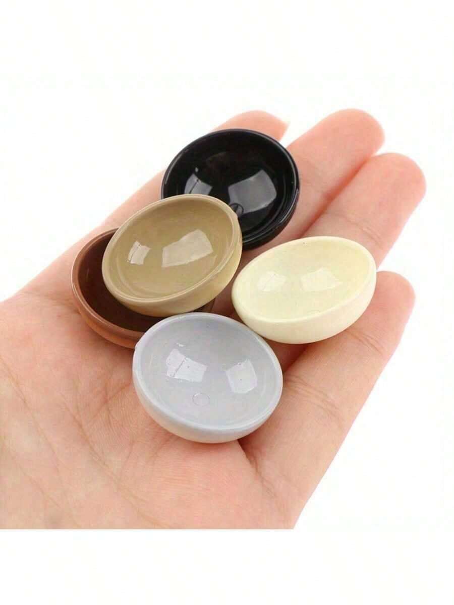 5件組迷你微型樹脂碗,迷你餐具裝飾藝術,食物玩具小碗配件,逼真杯盤碗,娃娃屋配件,微縮食物場景道具模型 - 彩色 - 查看 1