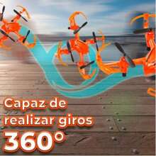 Kit de Mini Dron para Niños Construcción en 30 Minutos Fácil de Montar Juguete Educativo STEM Tecnología Creatividad Aprendizaje Manual Trabajo en Equipo Diversión Vuelo y Experiencia Interactiva Electrónica - Naranja - Ver 2