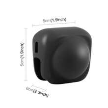 PULUZ 矽膠鏡頭保護蓋 適用於 Insta360 X4 / X4 Air / X5 全景相機 (顏色：黑色) - 查看 8