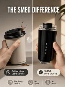 SMEGGEMS 新款時尚保溫杯，便攜式不鏽鋼水壺，戶外使用，高美感辦公室飲水瓶，直接飲用 - 0.5L以下 - 查看 4