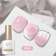 MISS MIANEL 10ML/件 2026新款粉色美白冰透裸粉果凍凝膠指甲油，紅色可愛熱門腮紅肌肉語言粉色亮片凝膠指甲油，夏季美甲用品，UV LED燈美甲 - 彩色 - 查看 26