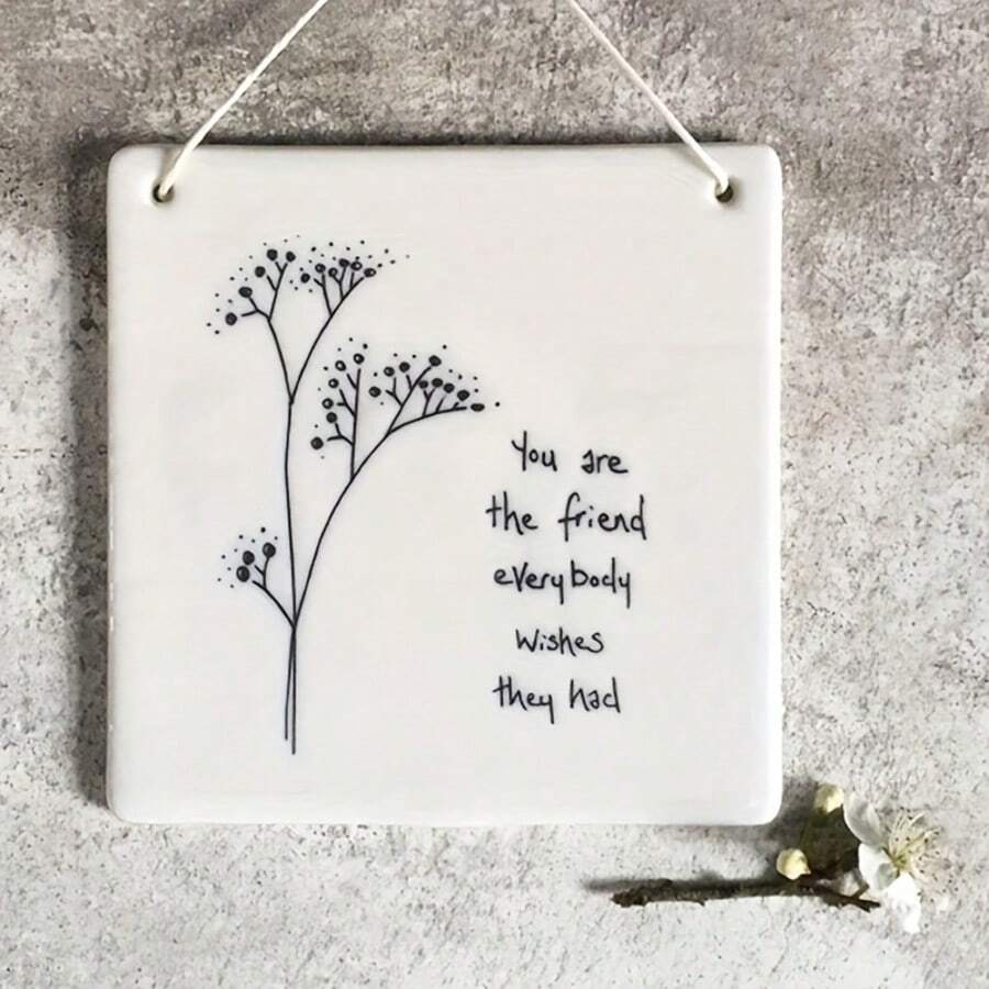 Hanging Acrylic Friendship Sign, 'You Are The Friend..' Friendship Gift, Hanging Decoration, Gifts For Best Friends - Multicolor - View 1